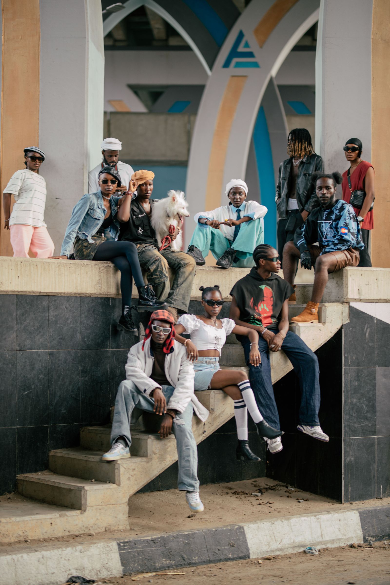 A diverse fashion community expressing individual style